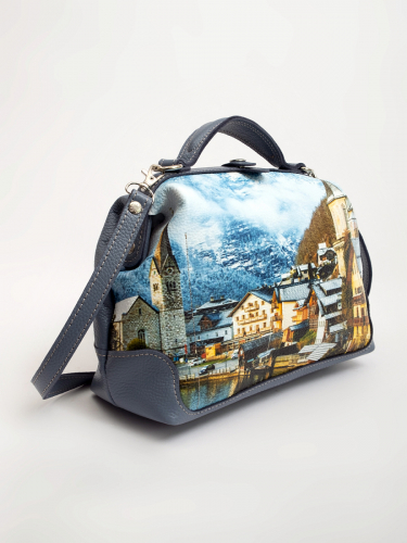 сумка саквояж REBEKA print