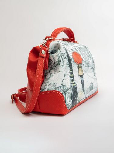 сумка саквояж REBEKA print