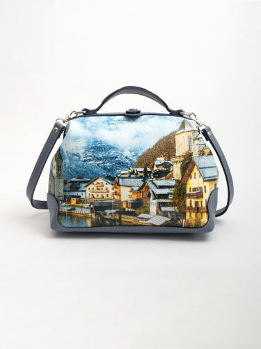 сумка саквояж REBEKA print