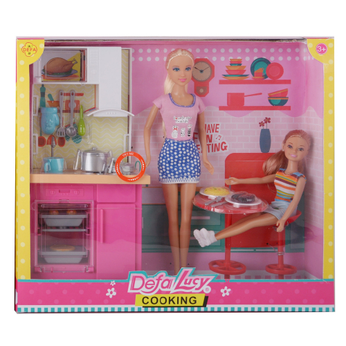 1 шт доступно к заказу/ Игровой набор с куклами DEFA Lucy 