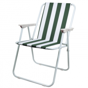 10 шт доступно к заказу/ VELTON PARK Кресло складное туристическое (52х47х74 см, до 120 кг, в полоску)