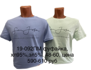 488  610р ФУФАЙКА МУЖСКАЯ 19-092П