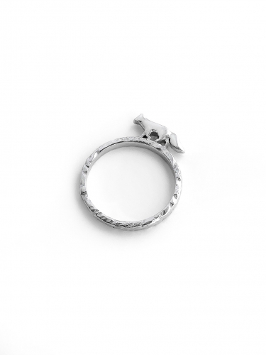 Серебряное кольцо «Лиса»