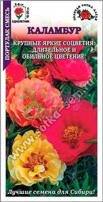 Цветы Портулак Каламбур смесь (0,1 г) Сотка