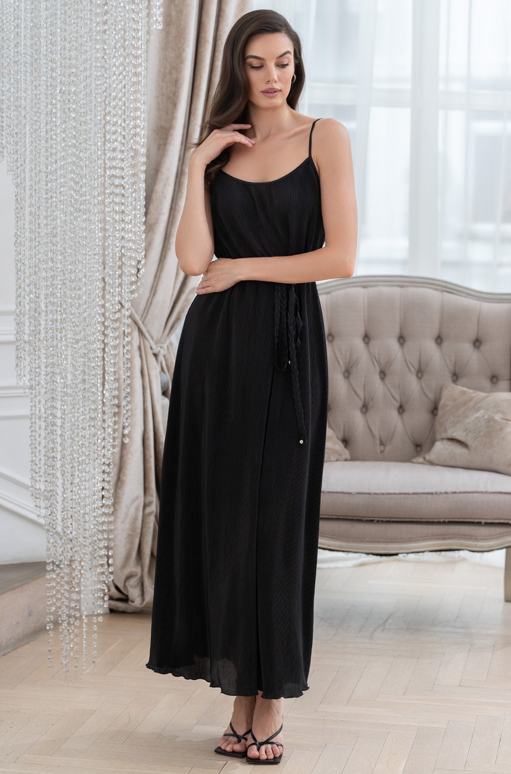 798р 1598р ROXY 7378 Длинное платье-сорочка Mia-Amore