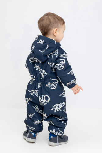 Crockid Комбинезон ВК 60085/н/42 ГР индиго, динозавры Crockid