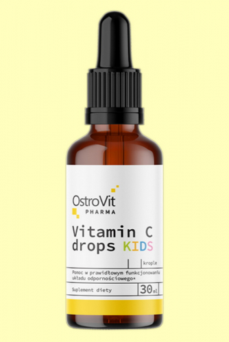 OstroVit Pharma Vitamin C KIDS drops 30 ml - ВИТАМИН C для детей мск