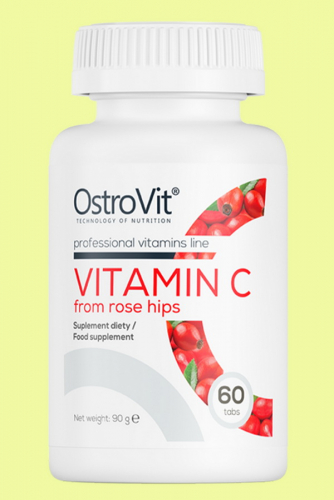OstroVit Vitamin C Rose Hips 60 tabs - ВИТАМИН С МСК