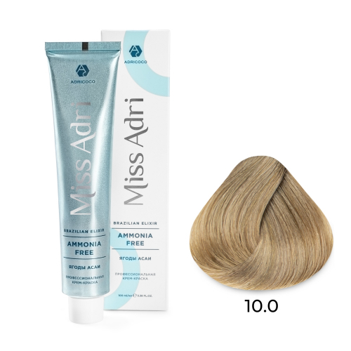 ADRICOCO Miss Adri Brazilian Elixir Ammonia free Крем-краска для волос без аммиака 100мл