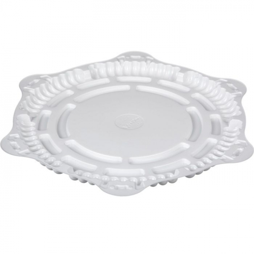 Контейнер для торта Т-370Д, круглый, цвет белый, размер 27 х 27 х 1,2 см