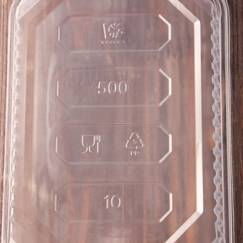 Контейнер одноразовый «Юпласт», 500 мл, 18,6×13,2×3,3 см, цвет прозрачный