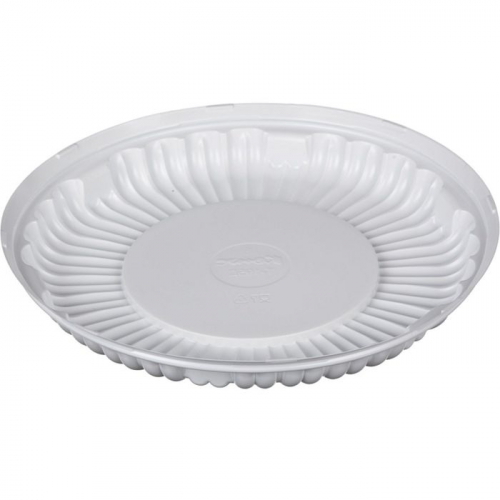 Контейнер для торта Т-195Д (Т), круглый, цвет белый, размер 20,8 х 20,8 х 2,4 см