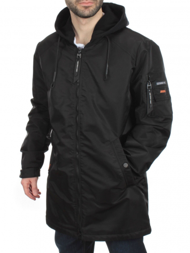 8790 BLACK Куртка мужская демисезонная (100 гр. синтепон) размер 54