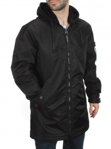 8790 BLACK Куртка мужская демисезонная (100 гр. синтепон) размер 54