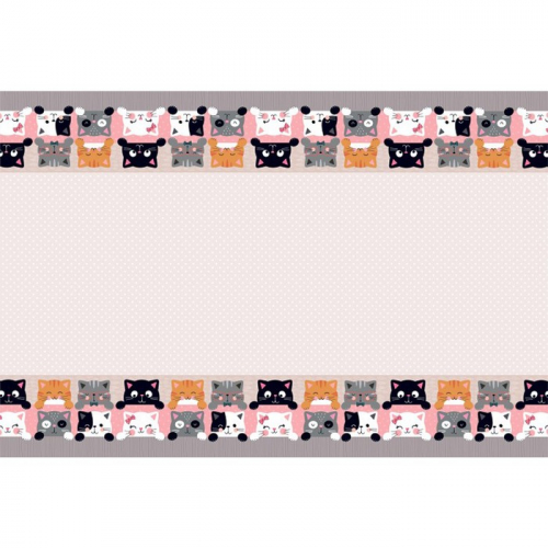 Скатерть «Кошки с ушками», 120 × 180 см