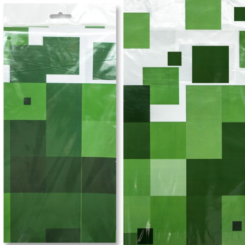 Скатерть одноразовая «Пиксели», размер 120 × 180 см
