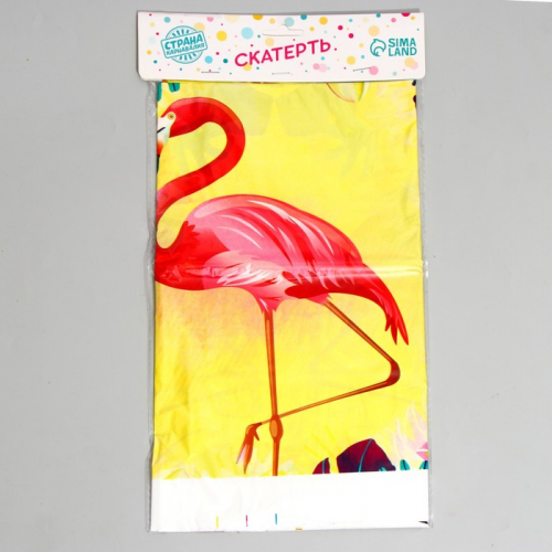 Скатерть «Розовый фламинго», 108 × 180 см