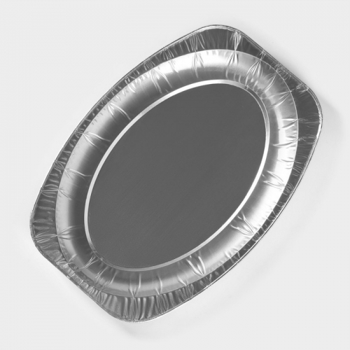 Поднос сервировочный для выпечки Доляна, алюминиевый, 35,5×24,5 см