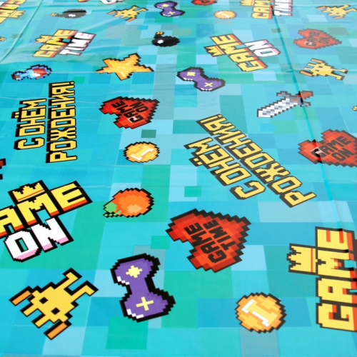 Скатерть Game Time «Пиксели», 120 × 180 см