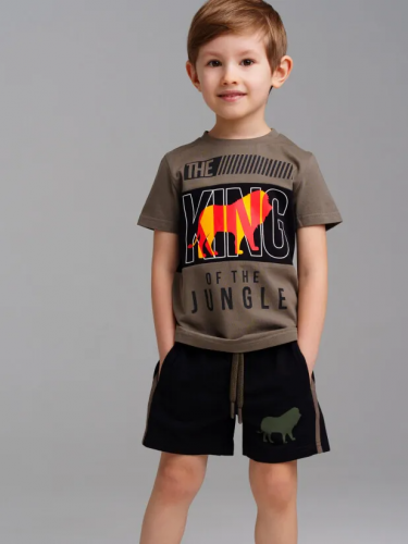1069 р.  1128 р.  Комплект трикотажный для мальчиков: фуфайка (футболка), шорты