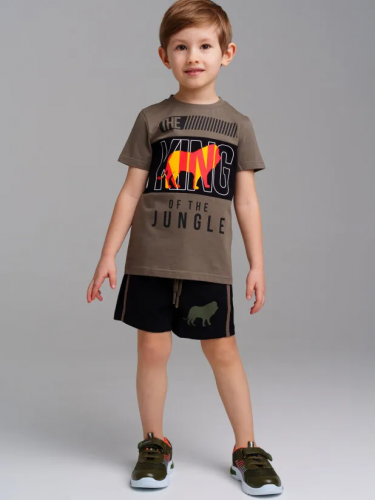1069 р.  1128 р.  Комплект трикотажный для мальчиков: фуфайка (футболка), шорты
