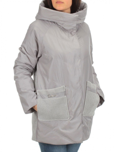 2348 GRAY Куртка демисезонная женская (тинсулейт) размер 44