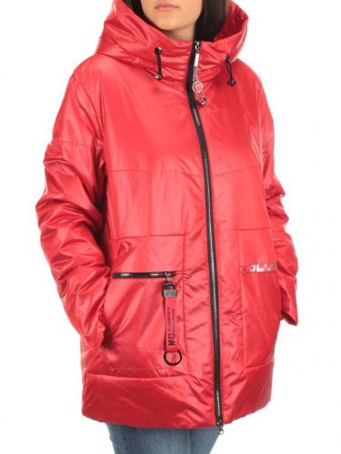 BM-1055 RED Куртка демисезонная женская (100 гр. синтепон) размер 54