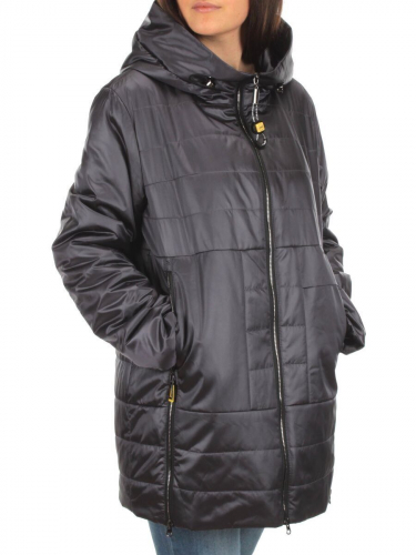 BM-1058 DK. GRAY Куртка демисезонная женская АЛИСА (100 гр. синтепон) размер 48