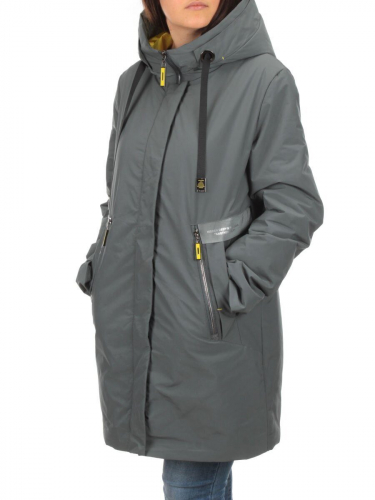 BM-921 GRAY Куртка демисезонная женская (100 гр. синтепон) размер 46/48