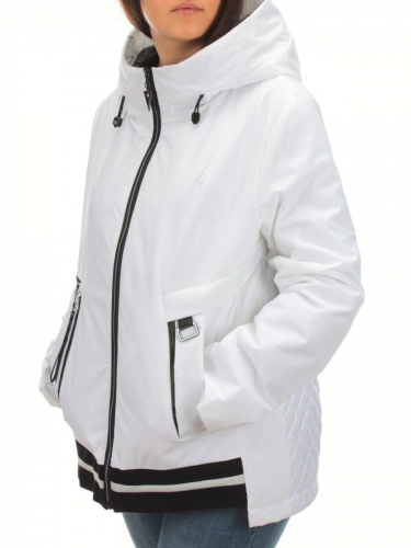 H9270 WHITE Куртка демисезонная женская (100 гр. синтепон) размер 46