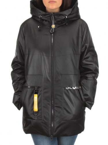 BM-1055 BLACK Куртка демисезонная женская (100 гр. синтепон) размер 48