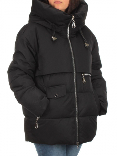 Y23-812 BLACK Куртка зимняя женская (тинсулейт) размер XL - 48 российский