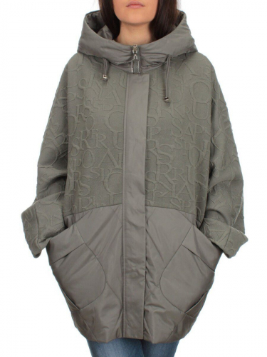M-6031 OLIVE Куртка демисезонная женская (синтепон 100 гр.) размер 48