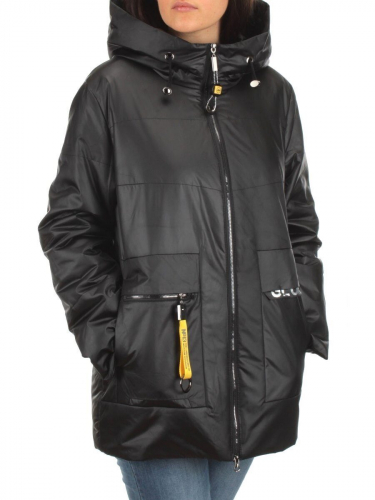 BM-1055 BLACK Куртка демисезонная женская (100 гр. синтепон) размер 48