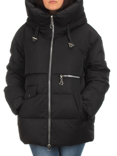 Y23-812 BLACK Куртка зимняя женская (тинсулейт) размер XL - 48 российский