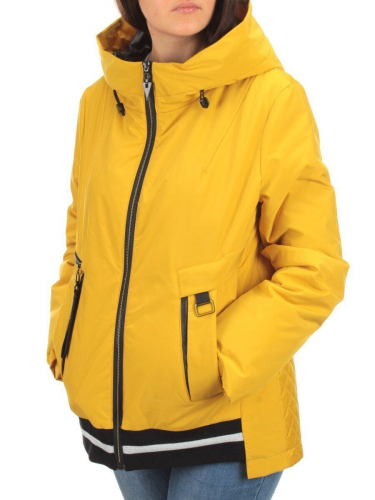 H9270 YELLOW Куртка демисезонная женская (100 гр. синтепон) размер 48