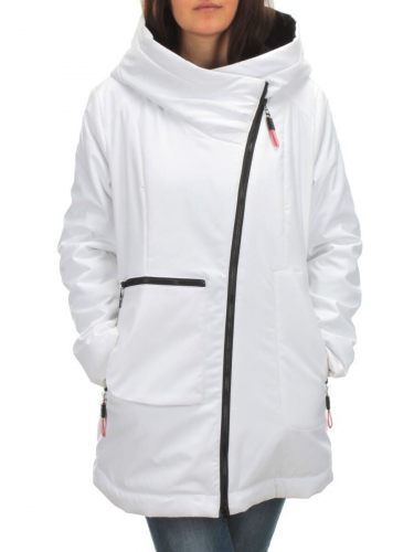 BM-187 WHITE Куртка демисезонная женская АЛИСА (100 гр. синтепон) размер 48