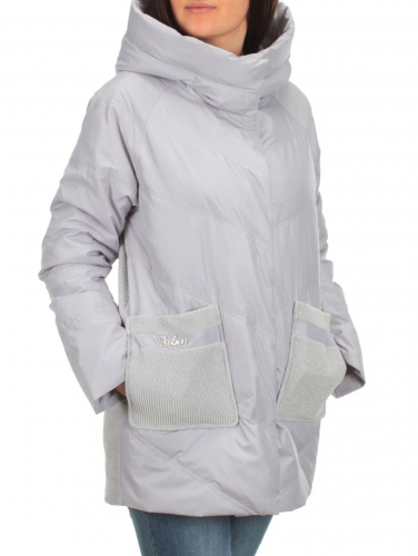 2348 LT. GRAY Куртка демисезонная женская (тинсулейт) размер 44