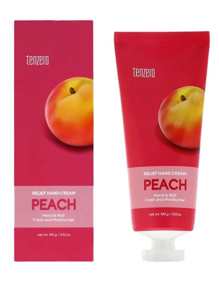 Крем для рук с экстрактом персика, 100г, TENZERO