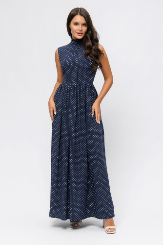 Платье 1001 DRESS #887690Синий (принт)