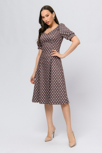 Платье 1001 DRESS #969045Бежевое
