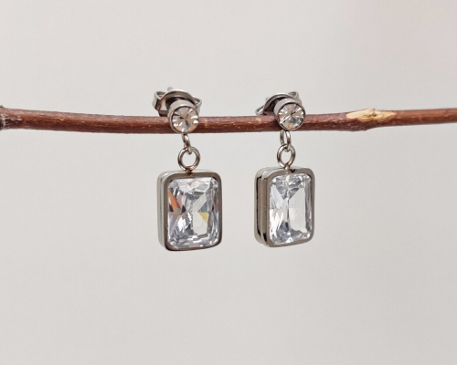 Серьги из стали