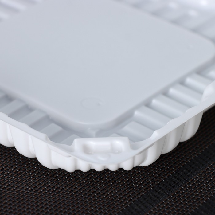 Дно для тортницы пластиковое одноразовое ИП-43, 18.5×18.5×10.5 см, внутренний 16×16×10 см, 480 шт./уп