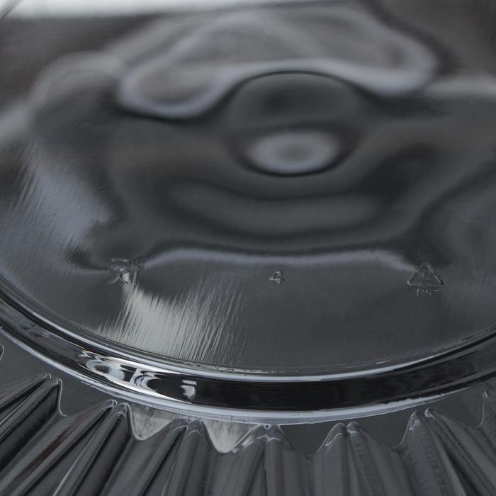 Крышка для тортницы пластиковая одноразовая ПР-Т-225, 25×10.6 см, внутренний 23×9.5 см, прозрачная