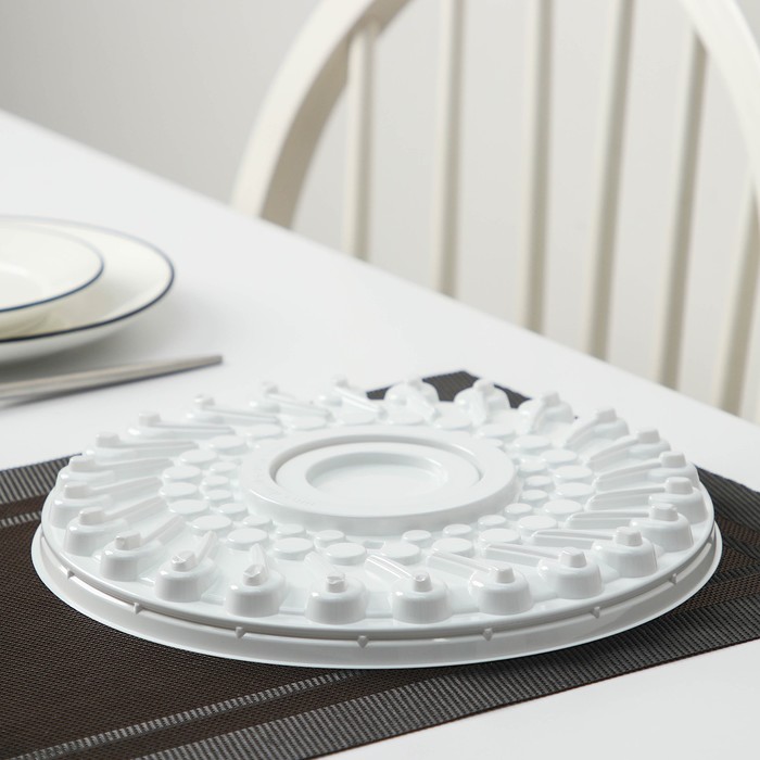 Дно для тортницы пластиковое одноразовое ПР-Т-1430, 25×13 см, внутренний 22×11.7 см, белое, 160 шт./уп