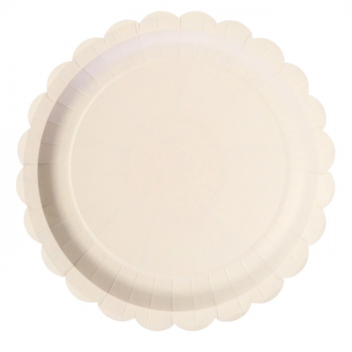 Набор бумажных тарелок «Ромашка», в т/у плёнке, 6 шт., 23 см