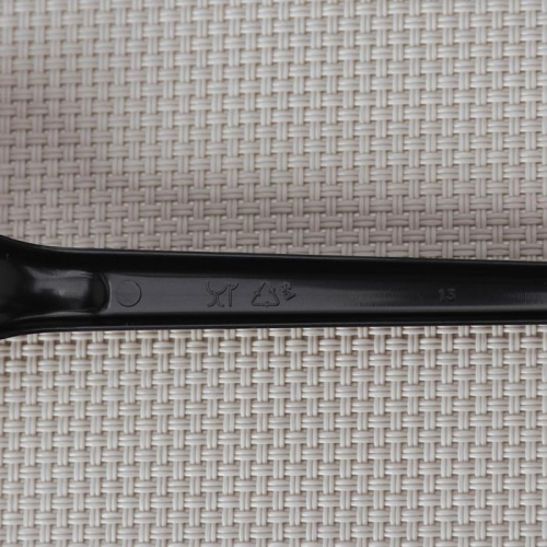 Вилка одноразовая чёрная «Премиум», 16,5 см