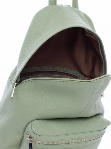 Сумка: Женская кожаная сумка Richet 2106LN 337 Зеленый