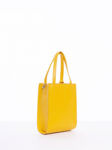 Сумка: Женская кожаная сумка Richet 3184LN 260 Желтый