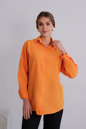 11592 Рубашка светло-оранжевая